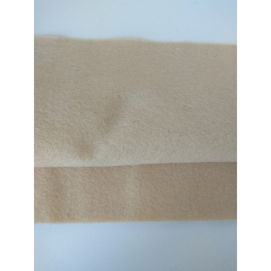 Фетр мягкий 1,5 мм (30*30 см) цв. бежевый,  цена за лист